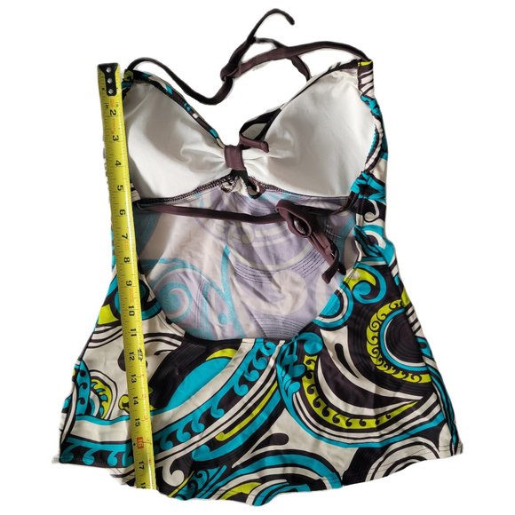 Apt. 9 Ladies Swimwear Padded Halter/Tankini Size 12 - Picture 8 of 8
